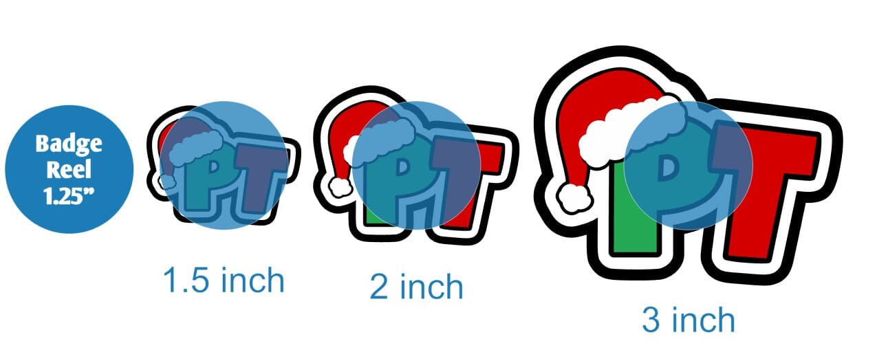 PT Santa Hat - DECAL AND ACRYLIC SHAPE #DA01508