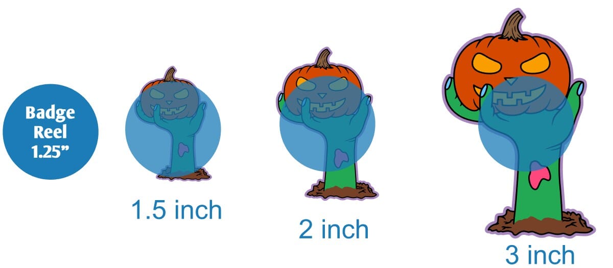 Pumpkin in Zombie Hand - Acrylic Shape #1617