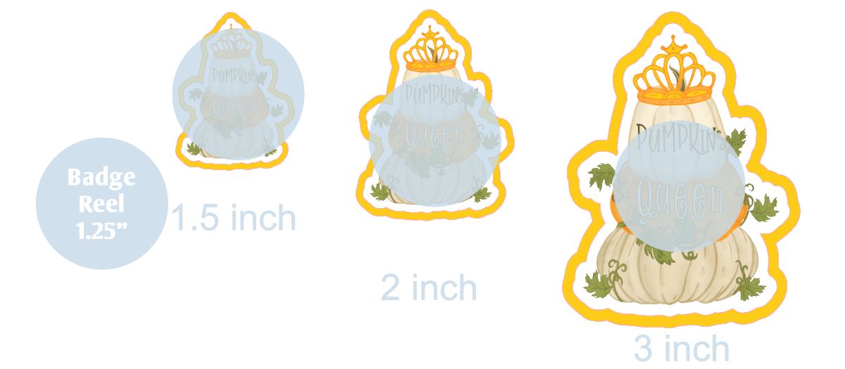 Pumpkin Queen - DECAL AND ACRYLIC SHAPE #DA0373