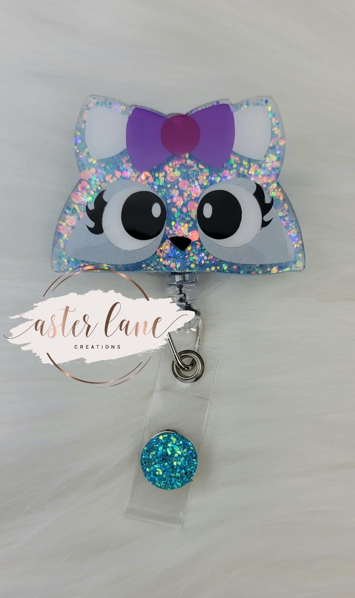 Raccoon Girl - Acrylic Shape #1000