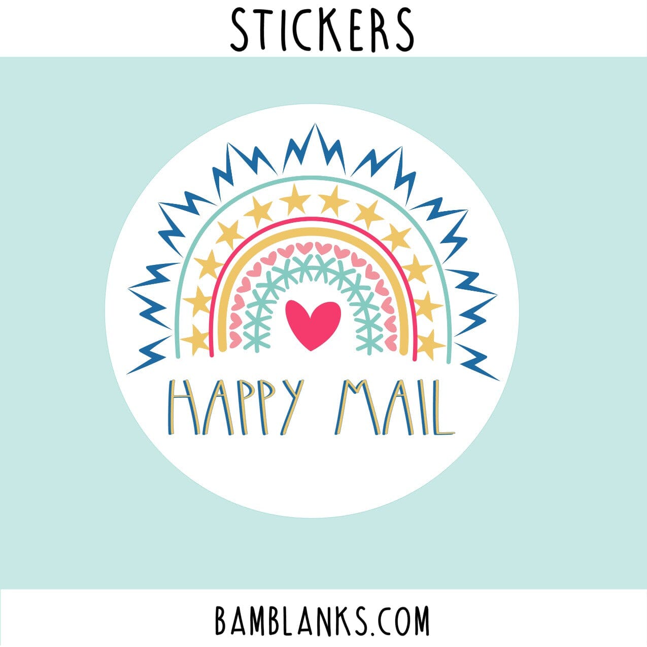 Rainbow Happy Mail #PS006