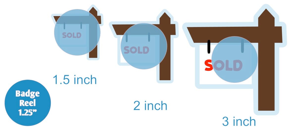 Real Estate Sold Sign - Acrylic Shape #1421