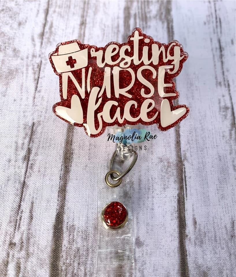 Resting Nurse Face - Acrylic Shape #106