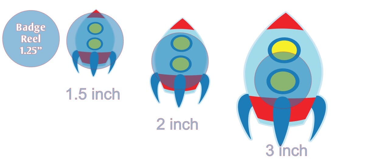 Rocket - Acrylic Shape #908