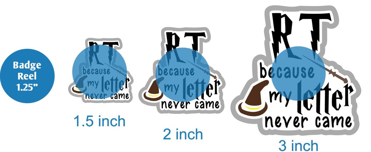 RT Because My Letter Never Came - Acrylic Shape #2437