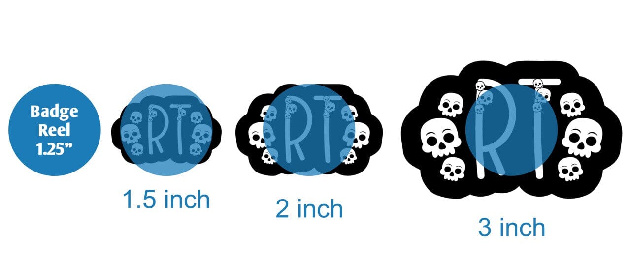 RT Skulls - Acrylic Shape #1607