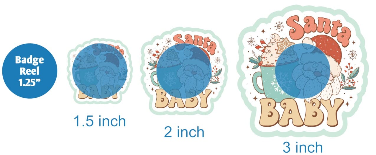 Santa Baby Hot Chocolate - DECAL AND ACRYLIC SHAPE #DA01495