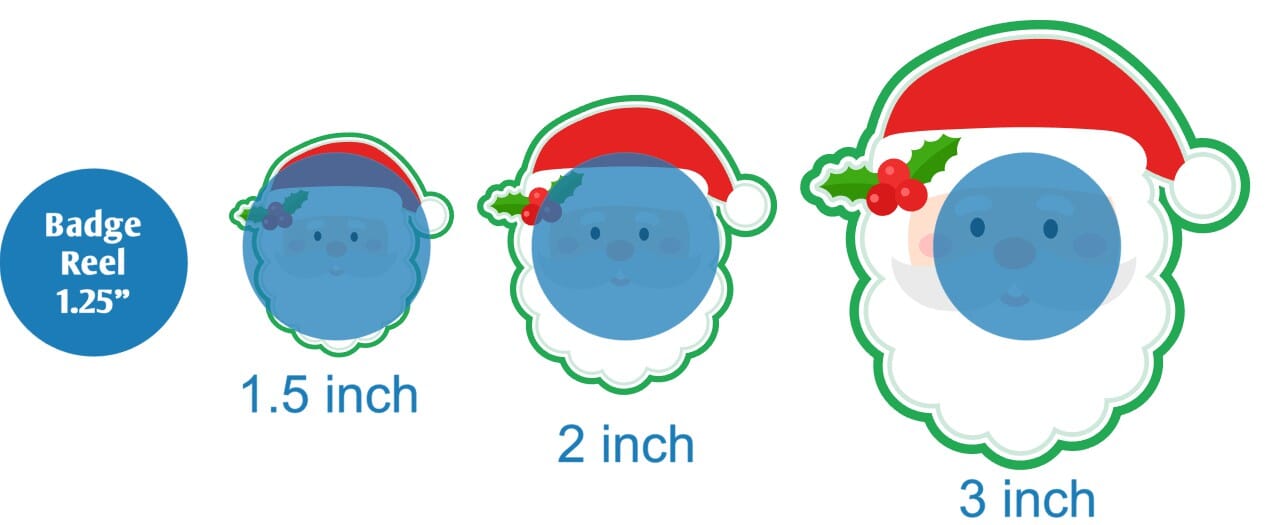 Santa Claus with Holly - DECAL AND ACRYLIC SHAPE #DA01515