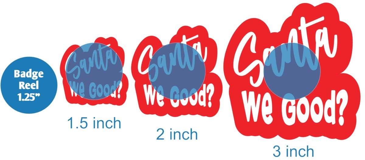 Santa We Good - Acrylic Shape #1866