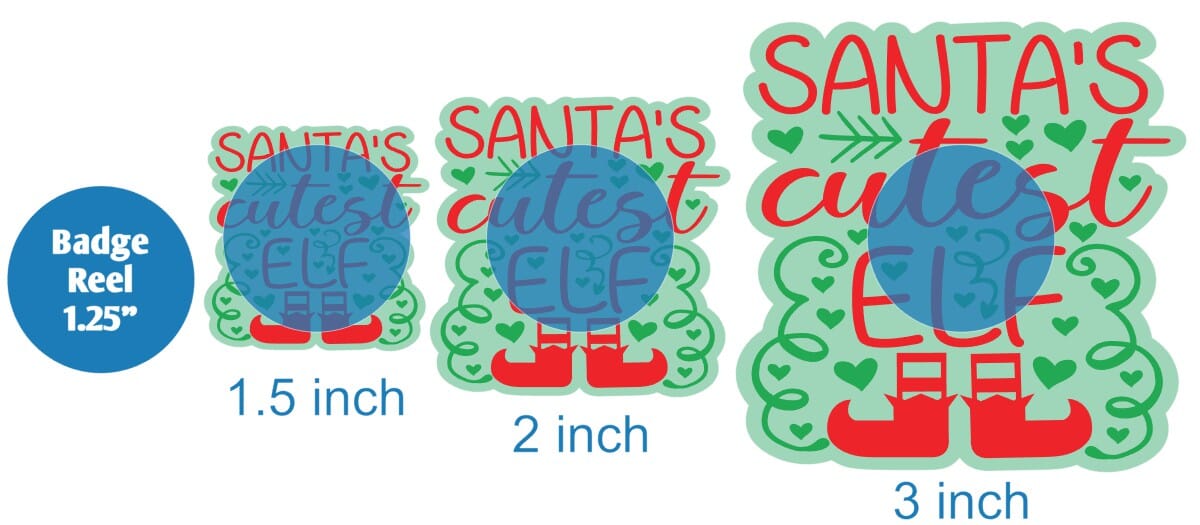 Santas Cutest Elf - Acrylic Shape #868