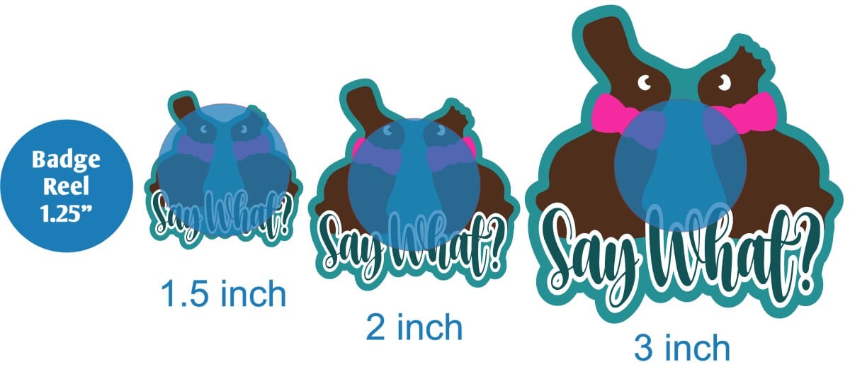 Say What - Acrylic Shape #1367