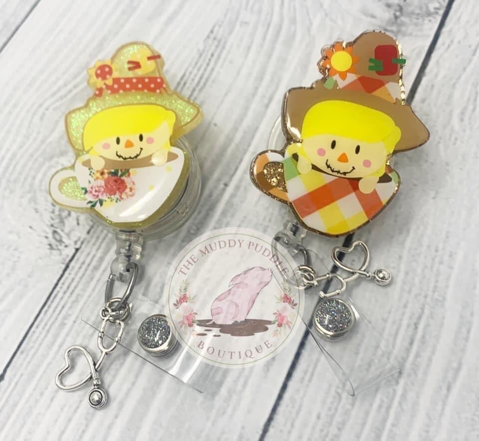 Scarecrow in Teacup - Acrylic Shape #1005