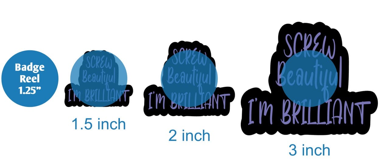 Screw Beautiful - Acrylic Shape #1203