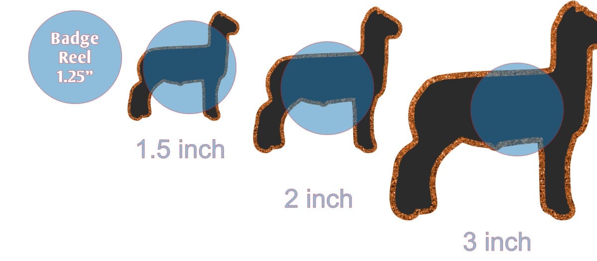Show Lamb - Acrylic Shape #216