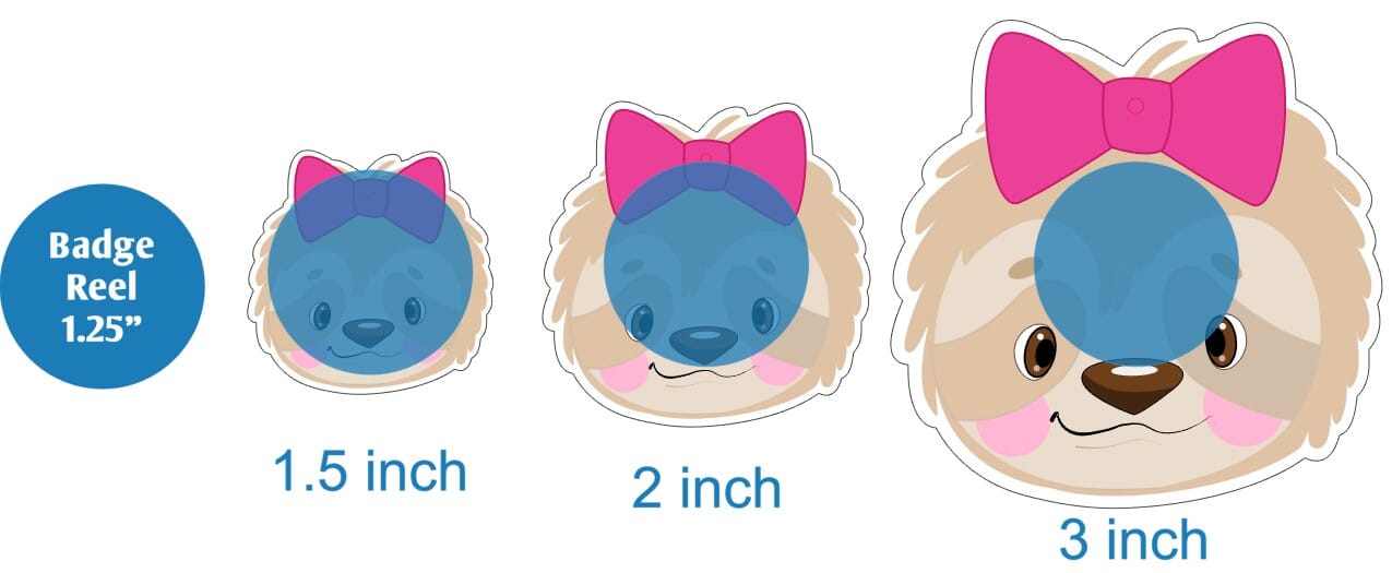 Sloth Girl Face - Acrylic Shape #538