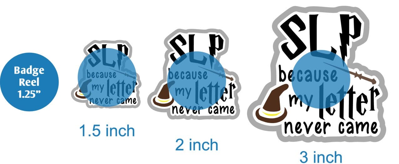 SLP Because My Letter Never Came - Acrylic Shape #2438