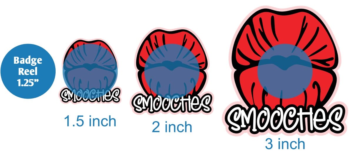 Smooches - Acrylic Shape #1115