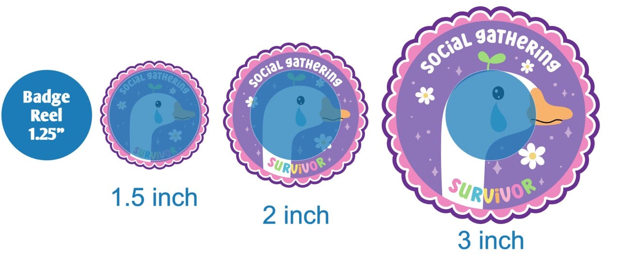 Social Gathering Survivor - DECAL AND ACRYLIC SHAPE #DA01524