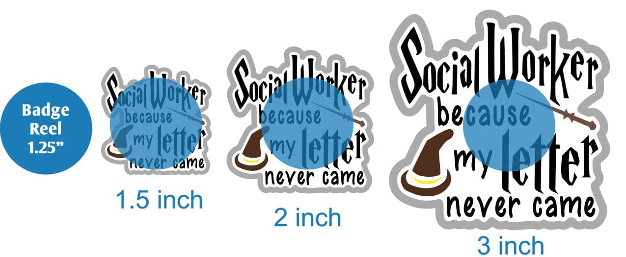 Social Worker Because My Letter Never Came - Acrylic Shape #