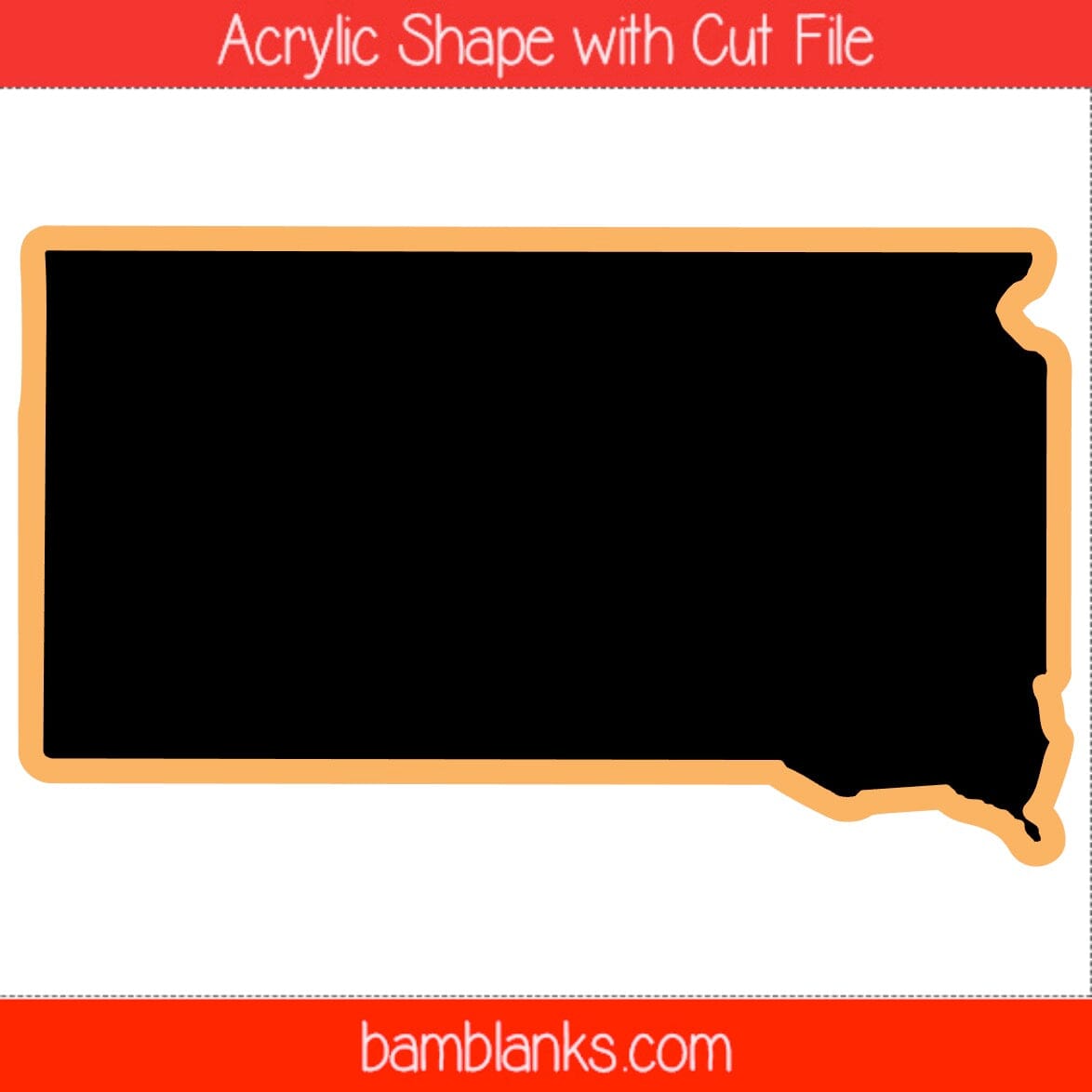 South Dakota - Acrylic Shape #1805