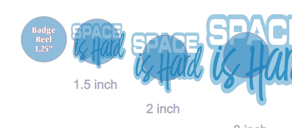Space is Hard - Acrylic Shape #748