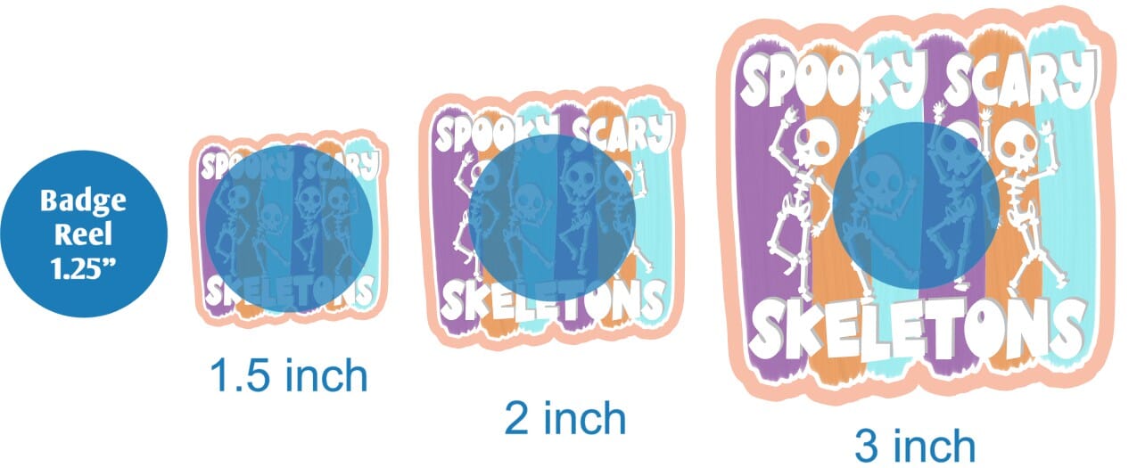 Spooky Scary Skeletons - DECAL AND ACRYLIC SHAPE #DA0237