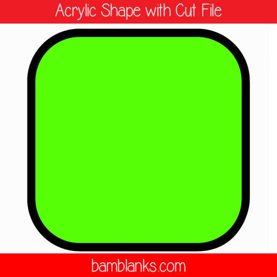 Square - Acrylic Shape #684