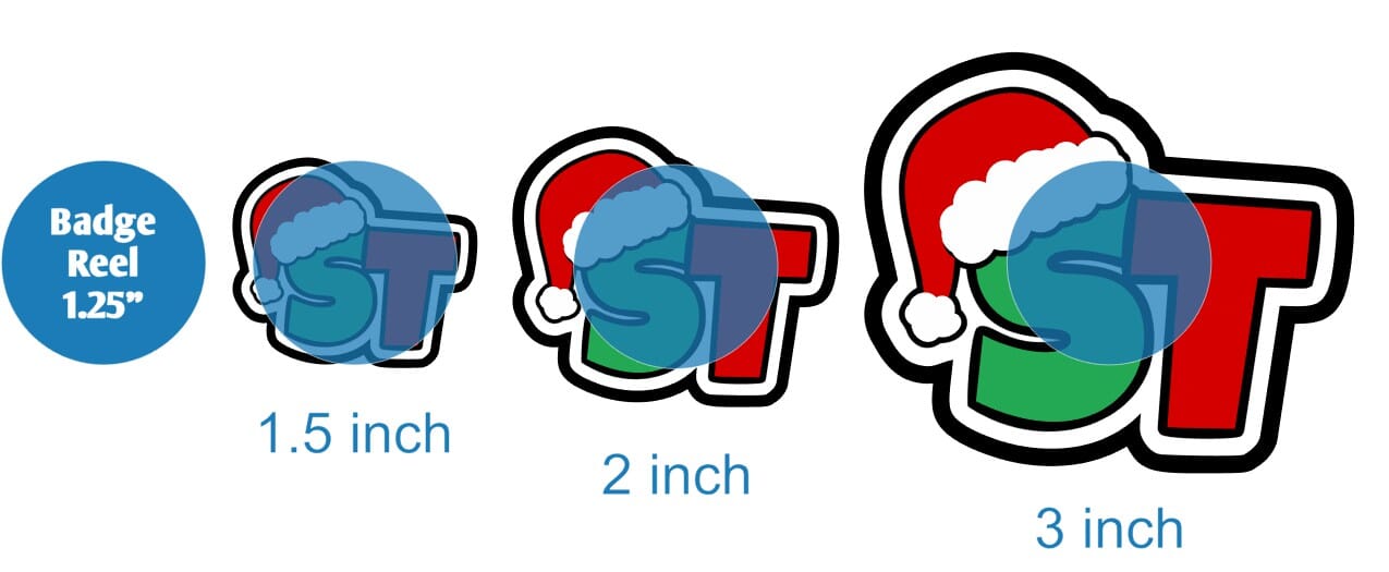 ST Santa Hat - DECAL AND ACRYLIC SHAPE #DA01507
