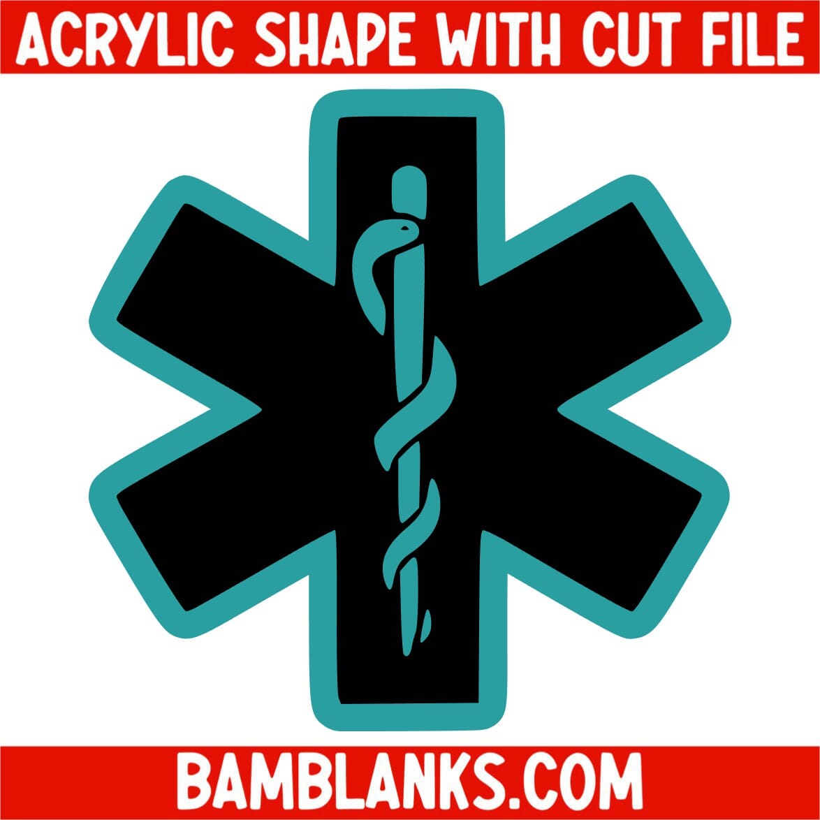 Star of Life - Acrylic Shape #225