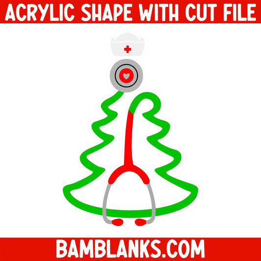 Stethoscope Tree - Acrylic Shape #527