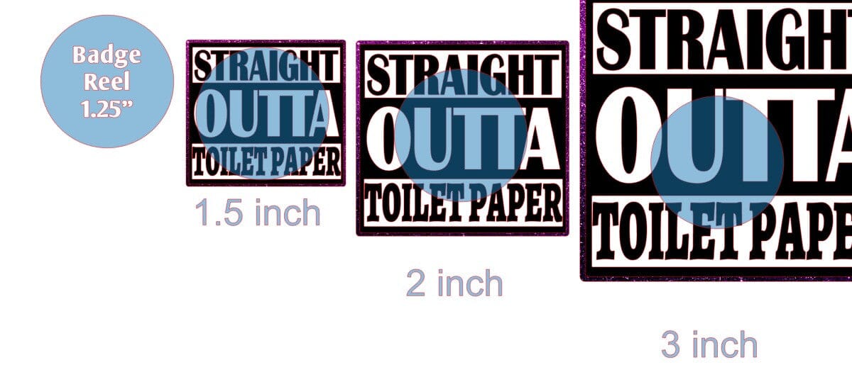 Straight Outta TP - Acrylic Shape #245