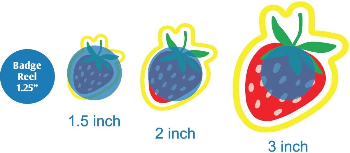 Strawberry 2 - DECAL AND ACRYLIC SHAPE #DA0283