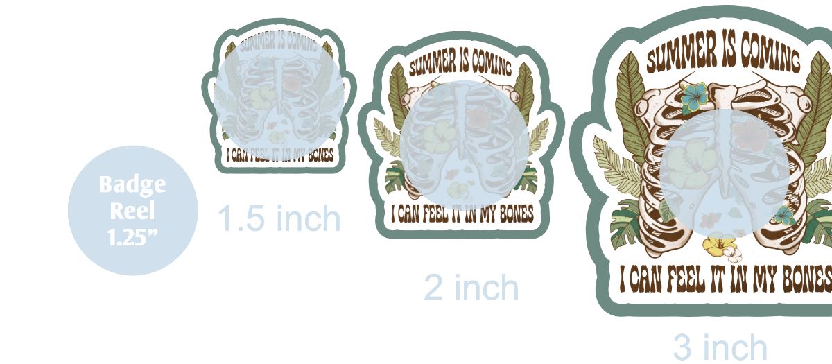 Summer Is Coming - DECAL AND ACRYLIC SHAPE #DA0898