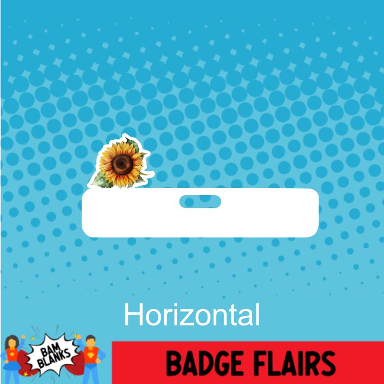 Sunflower - BADGE FLAIR DECAL AND ACRYLIC #BF0019