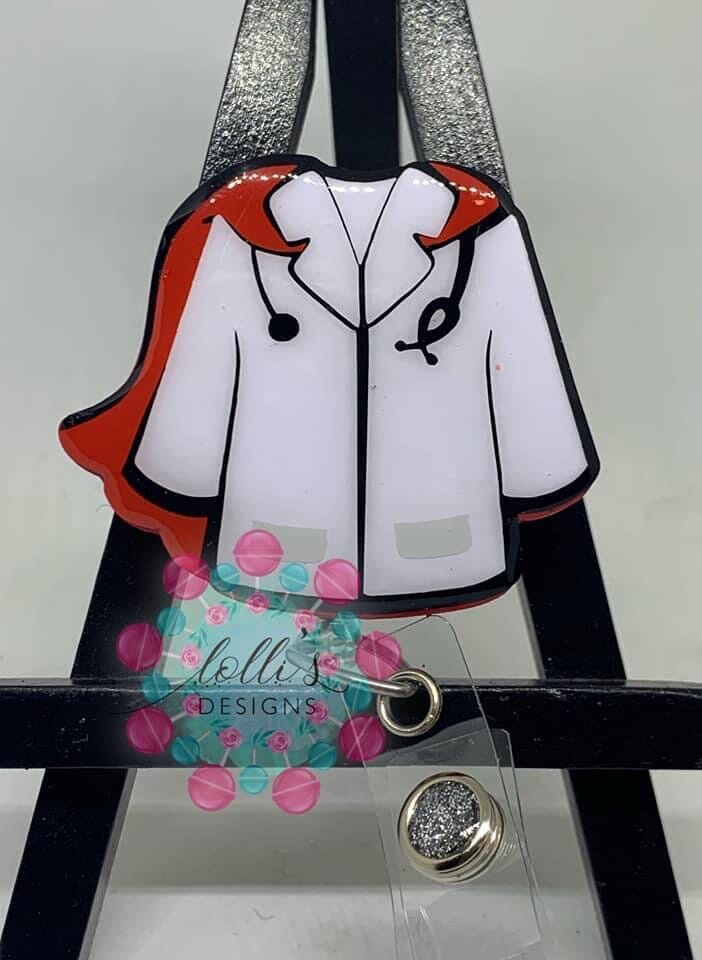 Super Lab Coat - Acrylic Shape #1491