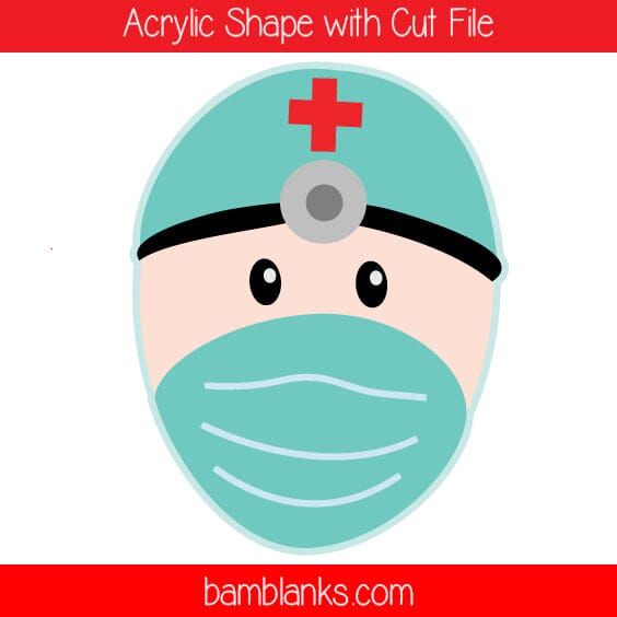 Surgical Nurse - Acrylic Shape #953