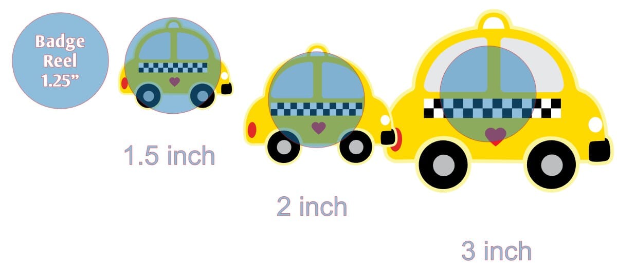 Taxi - Acrylic Shape #814