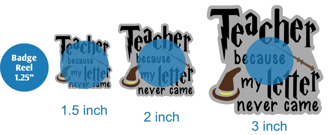 Teacher Because My Letter Never Came - Acrylic Shape #2246