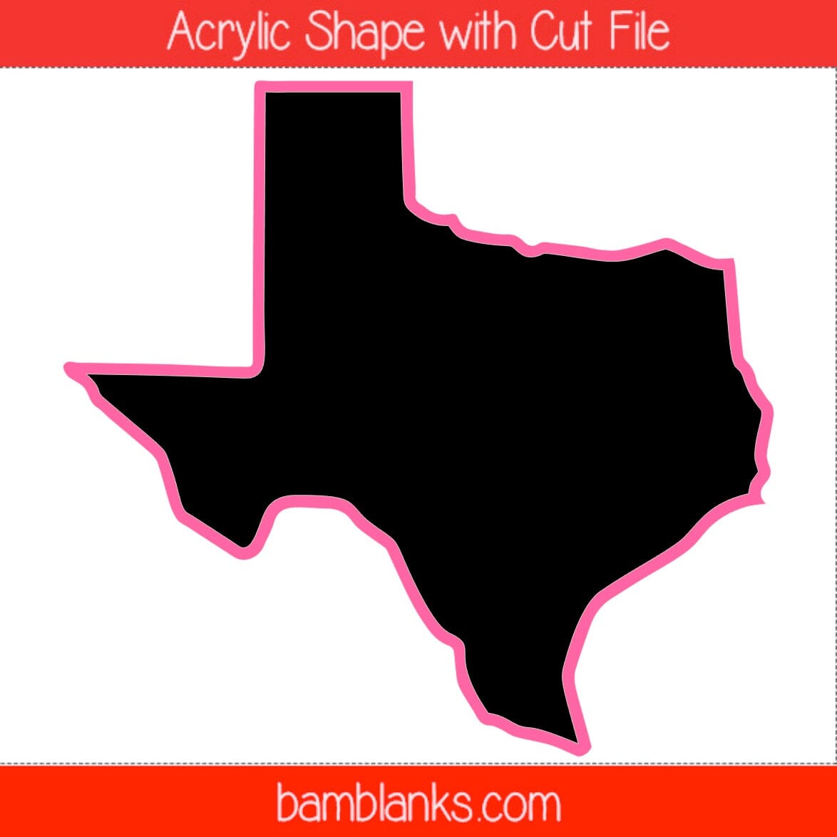 Texas - Acrylic Shape #1807