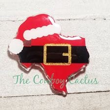 Texas Santa Hat - Acrylic Shape #608