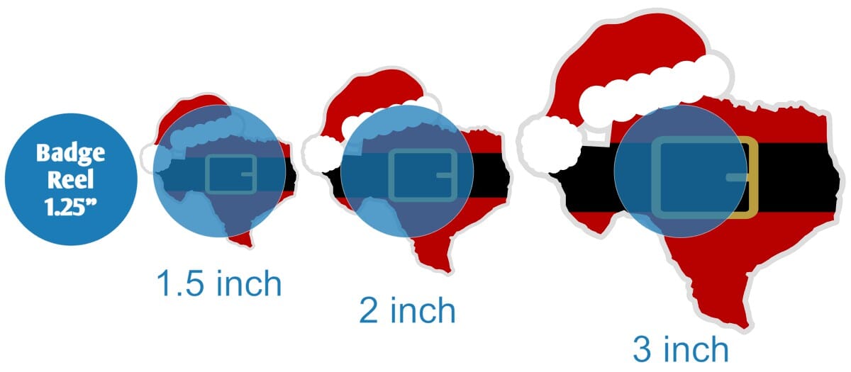 Texas Santa Hat - Acrylic Shape #608