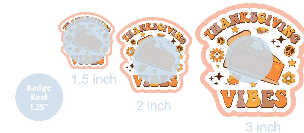 Thanksgiving Vibes - DECAL AND ACRYLIC SHAPE #DA