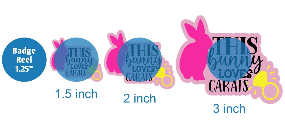 This Bunny Loves Carats - Acrylic Shape #1330