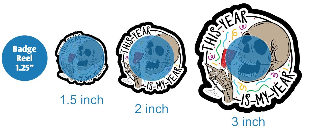This Year is My Year Skeleton - DECAL AND ACRYLIC SHAPE #DA01503