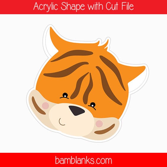 Tiger - Acrylic Shape #1751