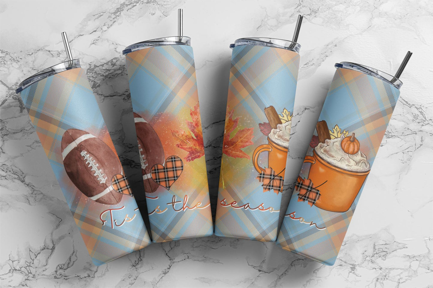 Tis the Season Football and Pumpkin Spice - CW0078