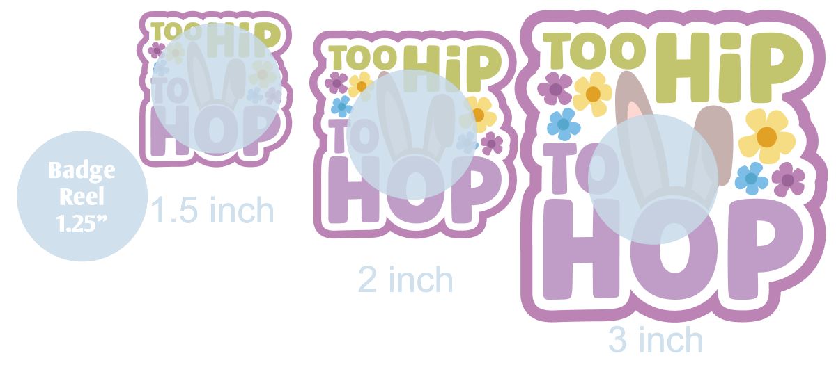 Too Hip to Hop - DECAL AND ACRYLIC SHAPE #DA0847