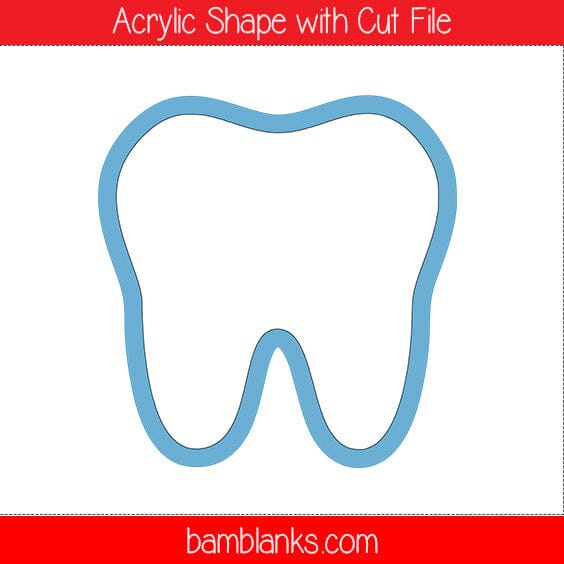 Tooth - Acrylic Shape #746