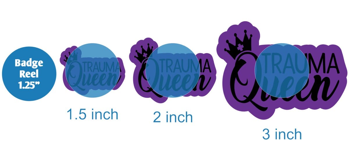 Trauma Queen - Acrylic Shape #111