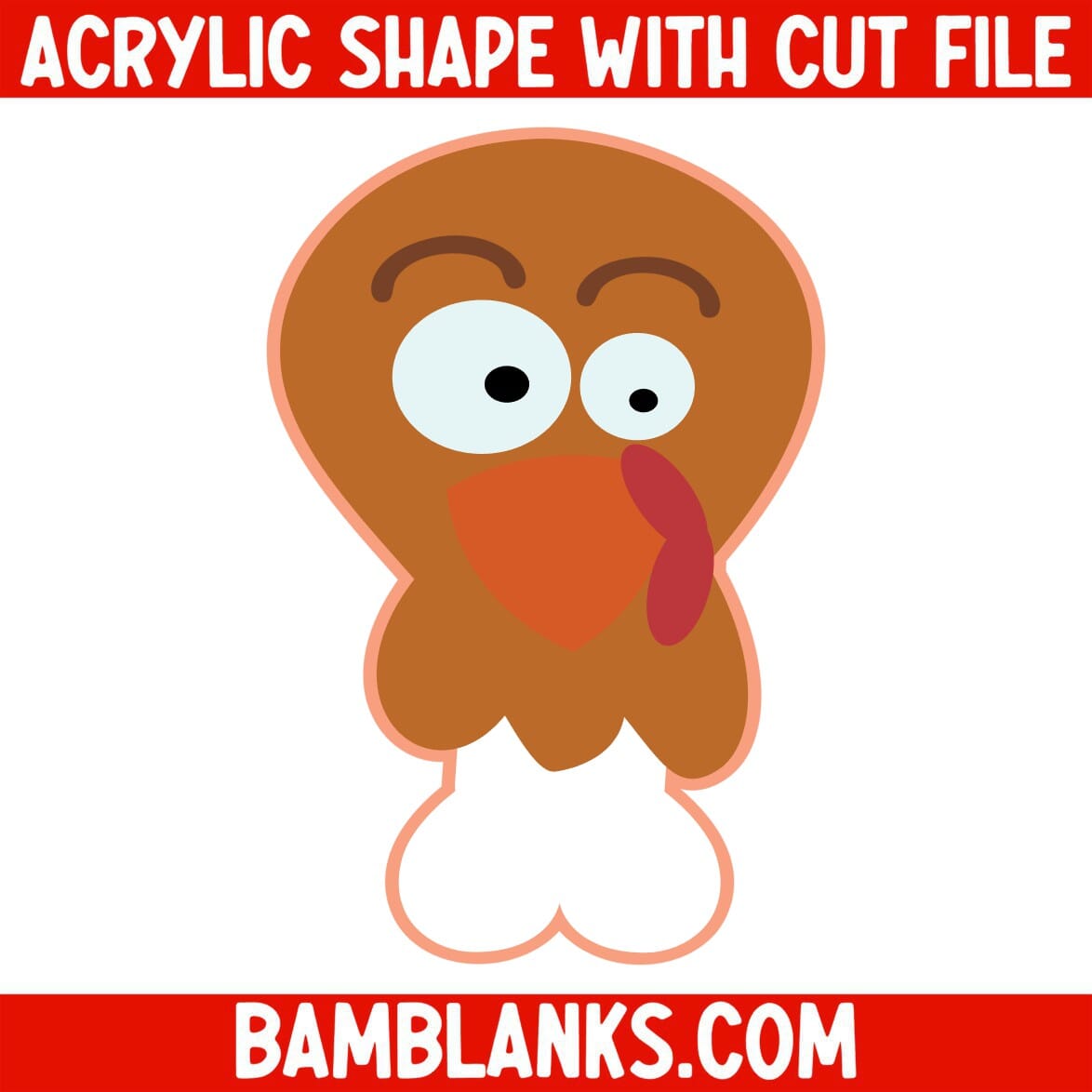 Turkey Leg - Acrylic Shape #1043